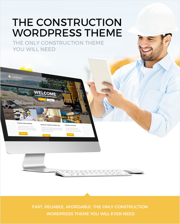 Construction WordPress theme - the only construction theme you will need