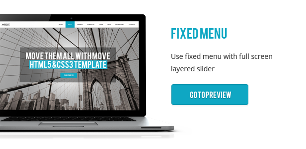 Move - Responsive One Page Parallax Template - 4