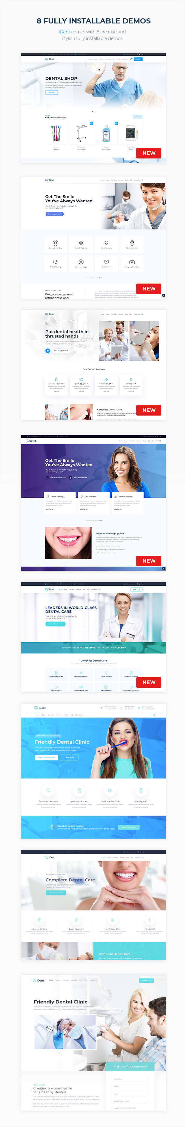 iDent - Dentist & Medical WordPress Theme - 2