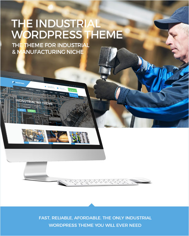 Industrial WordPress theme - the only Industrial theme you will need